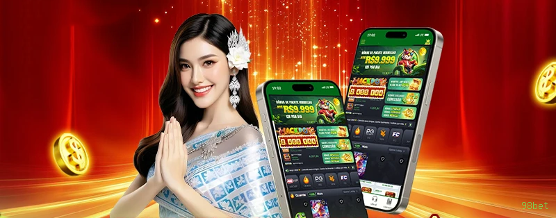 Conta 98bet sincronizada site e app